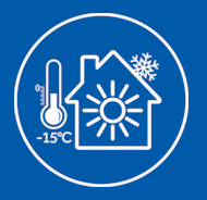 Refrigeración y calefacción a baja temperatura exterior Este equipo está preparado para trabajar en condiciones exigentes. En refrigeración, puede funcionar con temperaturas exteriores de hasta -20 ºC a 43 ºC, y en calefacción ofrece funcionamiento desde -20 ºC a 24 ºC, según los límites técnicos indicados. Gracias a su compresor rotativo y a su sistema optimizado, proporciona un rendimiento fiable tanto en verano como en invierno.
